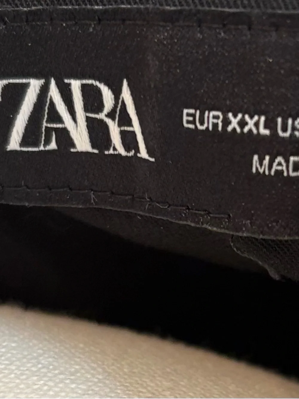 Zara black drop